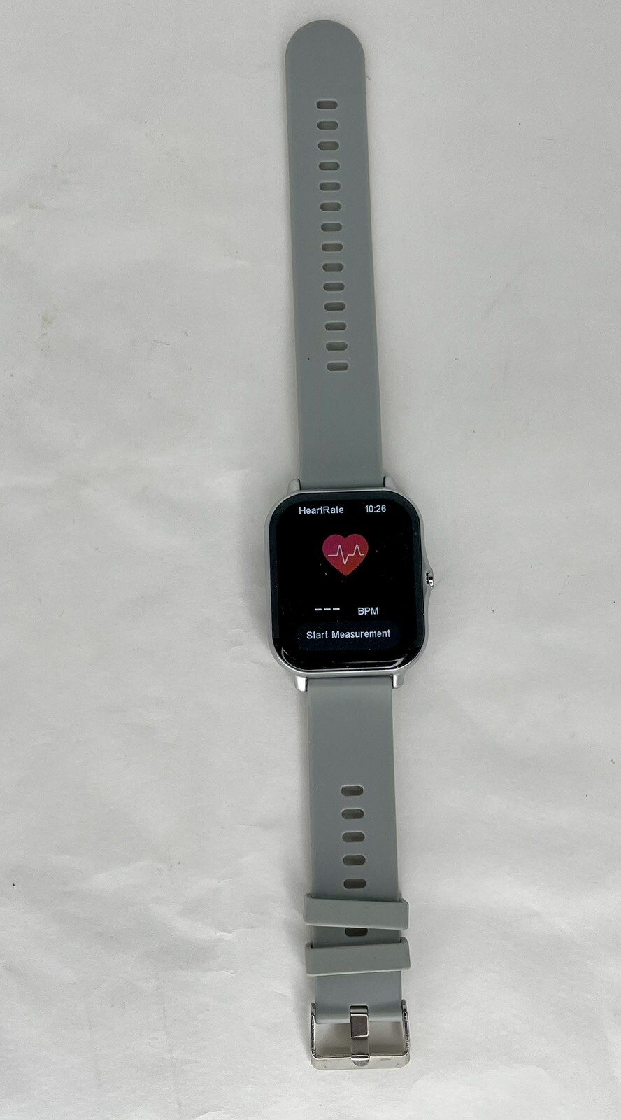 Open Box Smart Watch Grey Band For iOS & Android