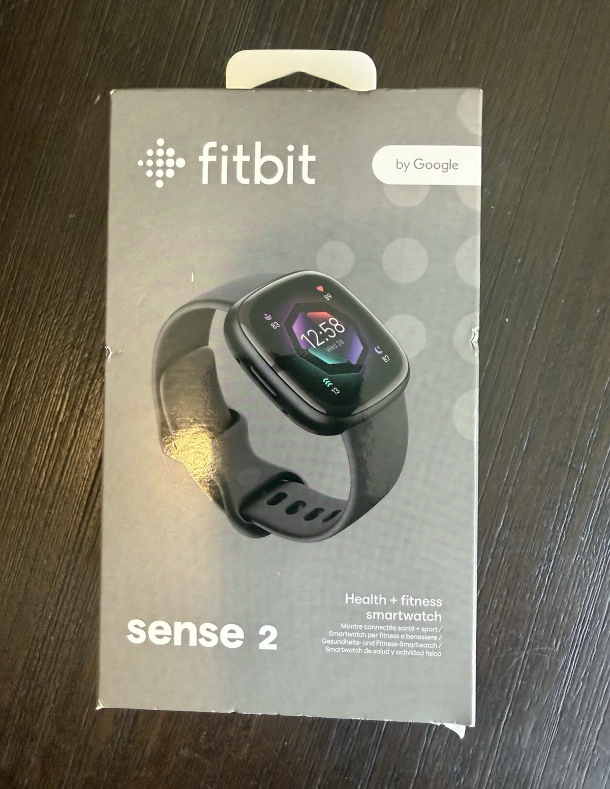 Fitbit Sense 2 Smartwatch Black 24mm Fitness Tracker Android/iOS 4GB