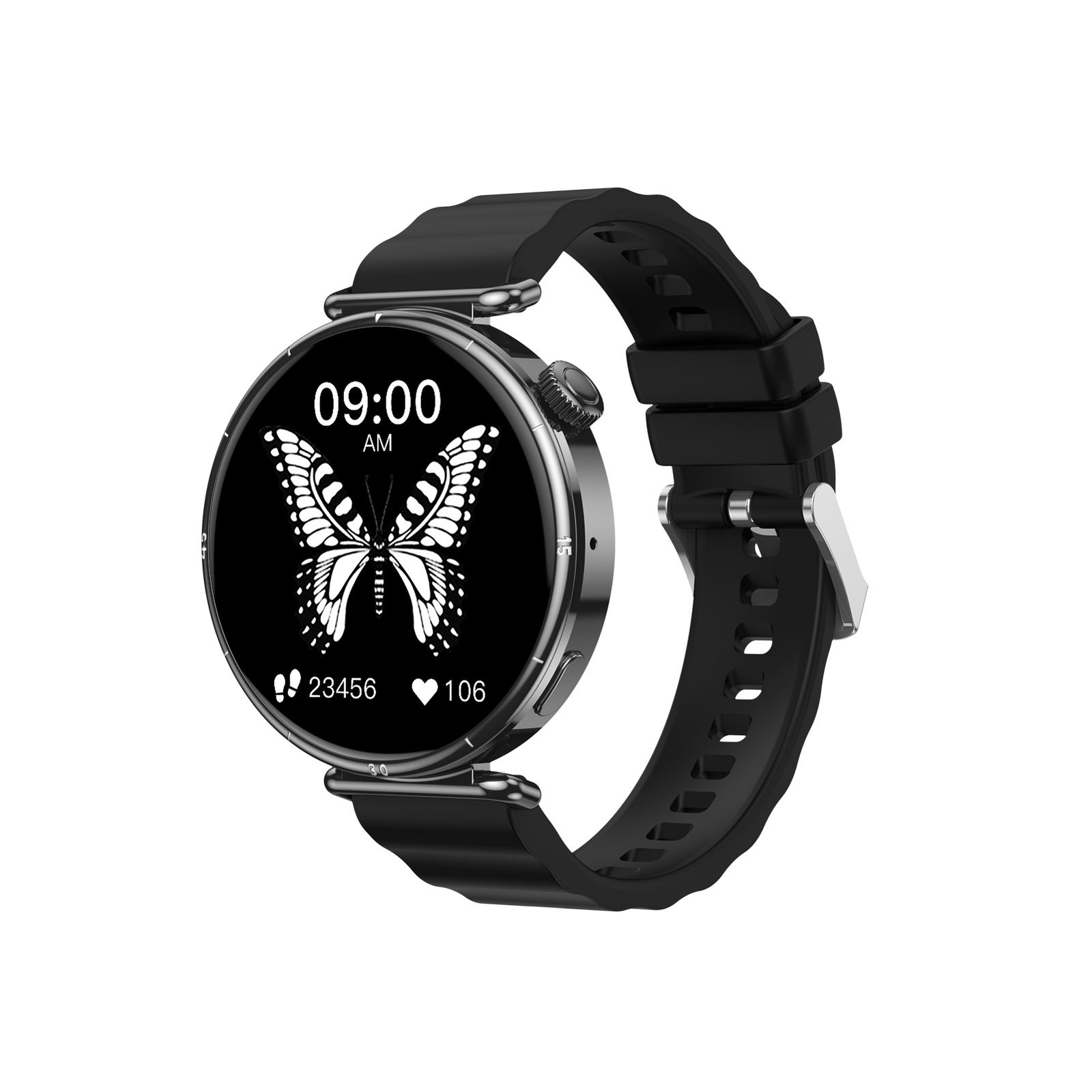 Sports Smart Watches 1.27 Inch High-Definition Touch Screen Fitness Tracker QZCR
