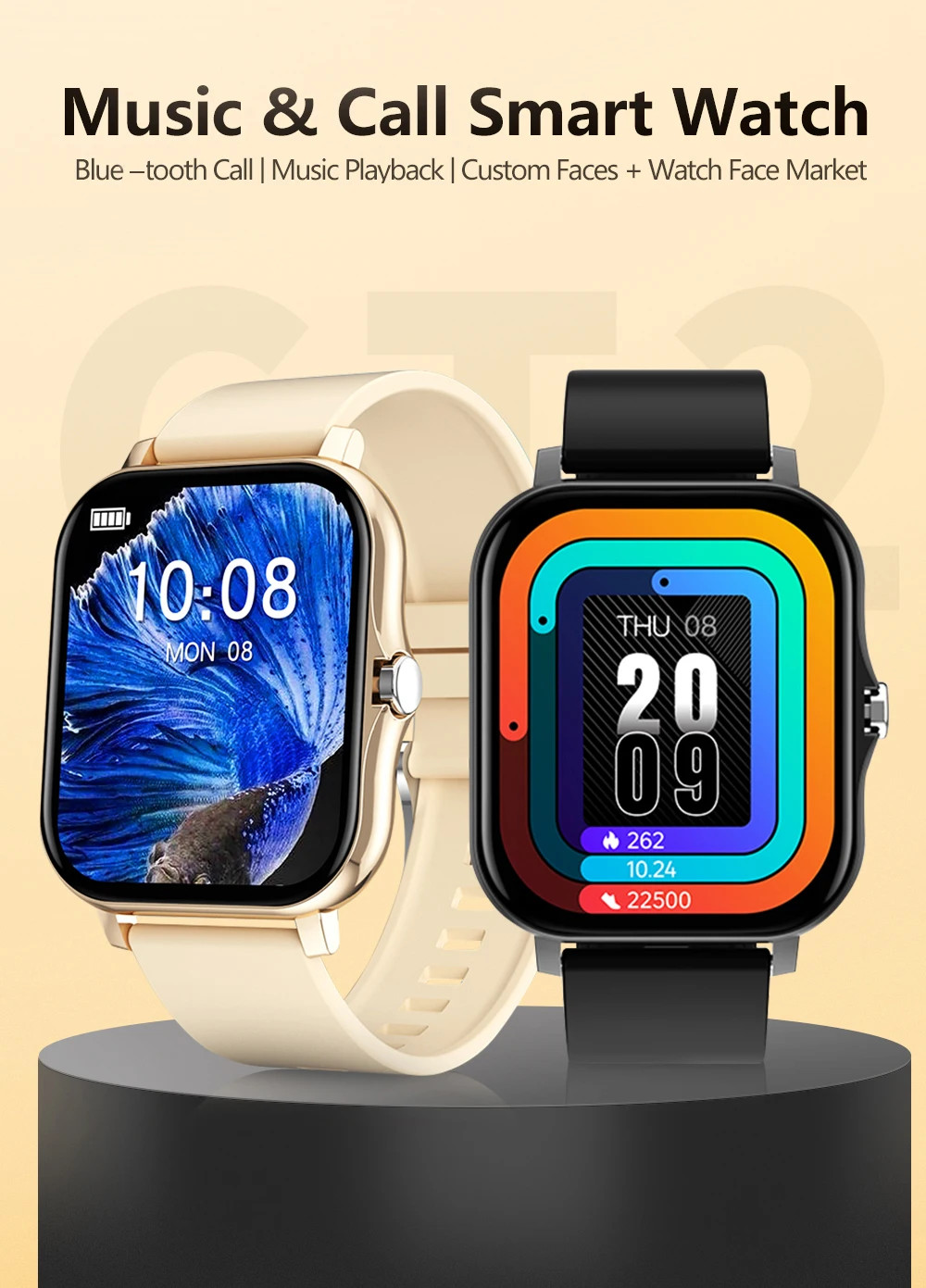 2026 Smart Watch For Men/ Women, Waterproof Smartwatch Bluetooth