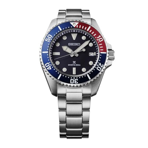 Seiko Watch Prospex Diver Scuba Solar Watch SBDJ061 Men’s Silver