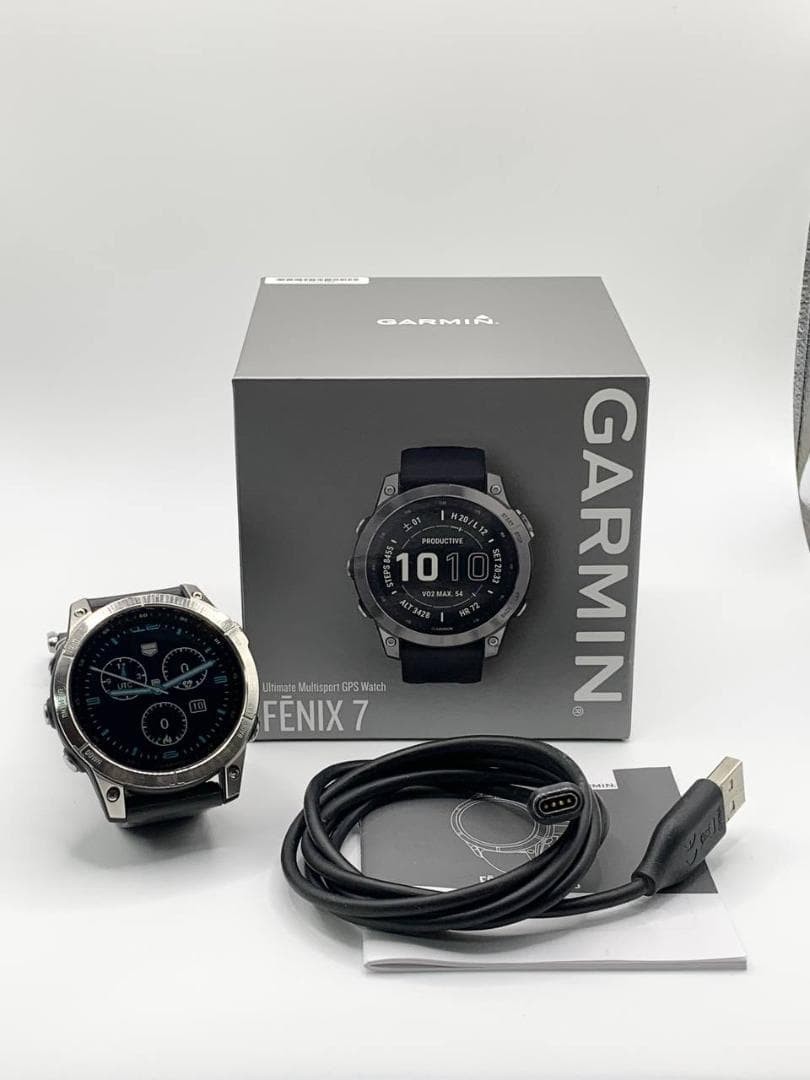 GARMIN Fenix 7 Smartwatch GPS Pre-Owned Outdoor GPS Watch Fitness Tracker