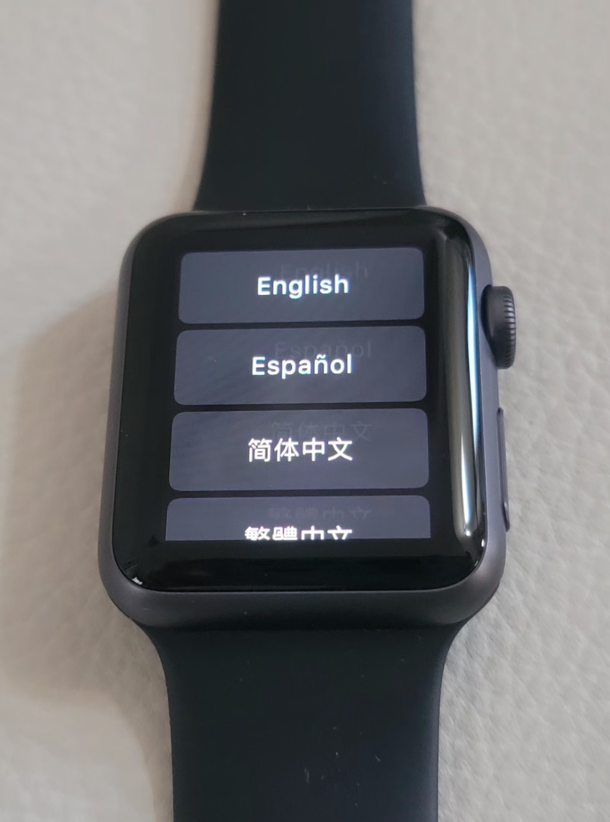 Apple Watch 1-Series 38mm Smartwatch (Space Gray Aluminum Case-Black Sport Band)