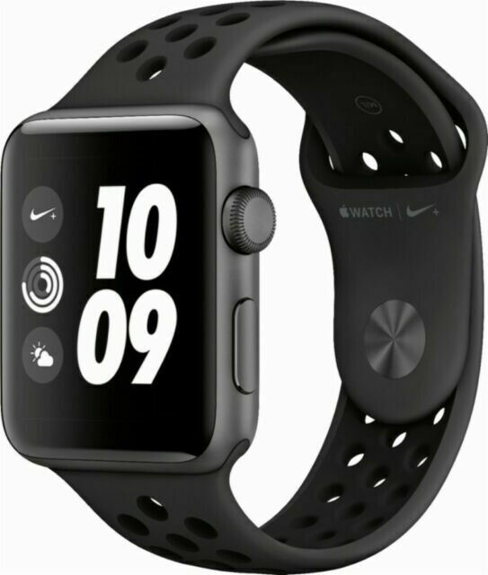 Apple Watch Series 3 42mm Space Gray Case w/ Nike+ Anthracite Sport Band ⌚️