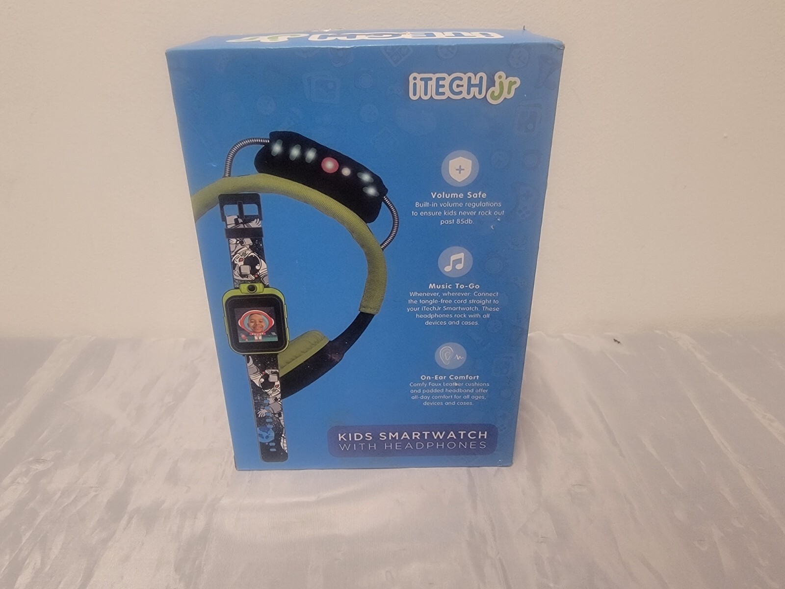 NEW Kids SMART WATCH Plus HEADPHONES iTECH Jr Green Mission Control Boys Girls