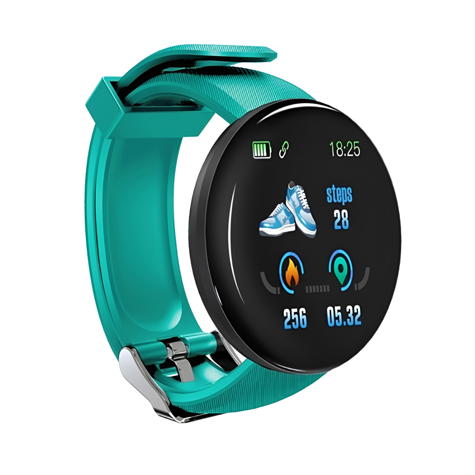 Smart D18 Bluetooth Watch Men Women Blood Pressure Heart Rate Monitor Wat Irs