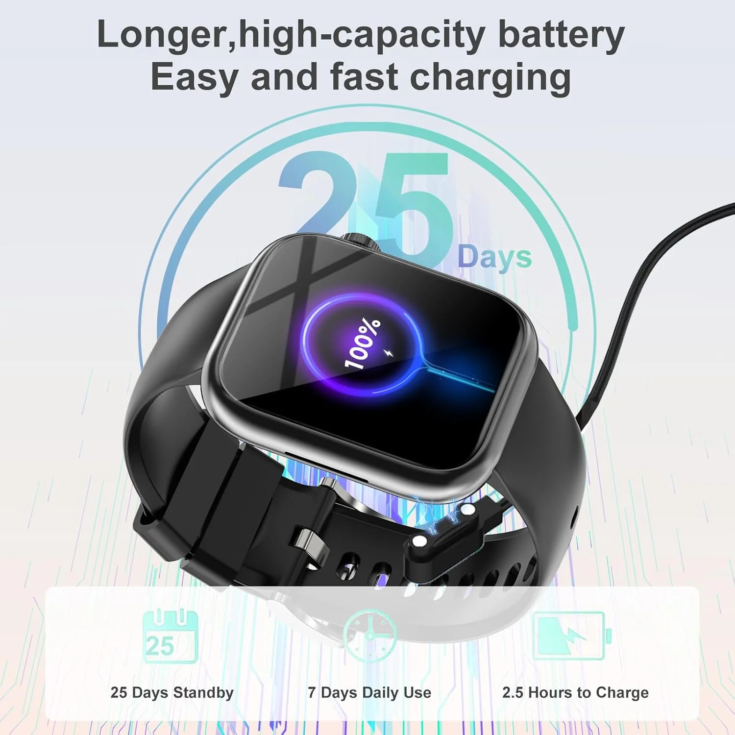 Smart Watch Answer/Make a Call Bluetooth Smart Watch for IOS Android Men’S and W