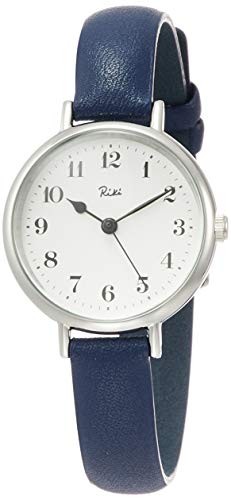 SEIKO AKQK445 Women’s Riki Watch Blue Marine Clock Arabic Dial Curved Hardlex
