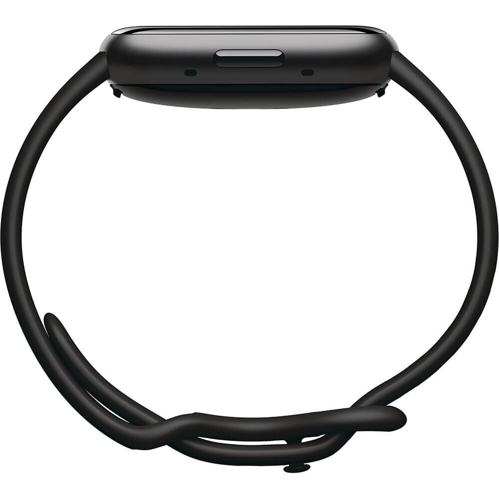 Fitbit Versa 4 Fitness Smartwatch Bundle Black/Graphite FB523BKBKL