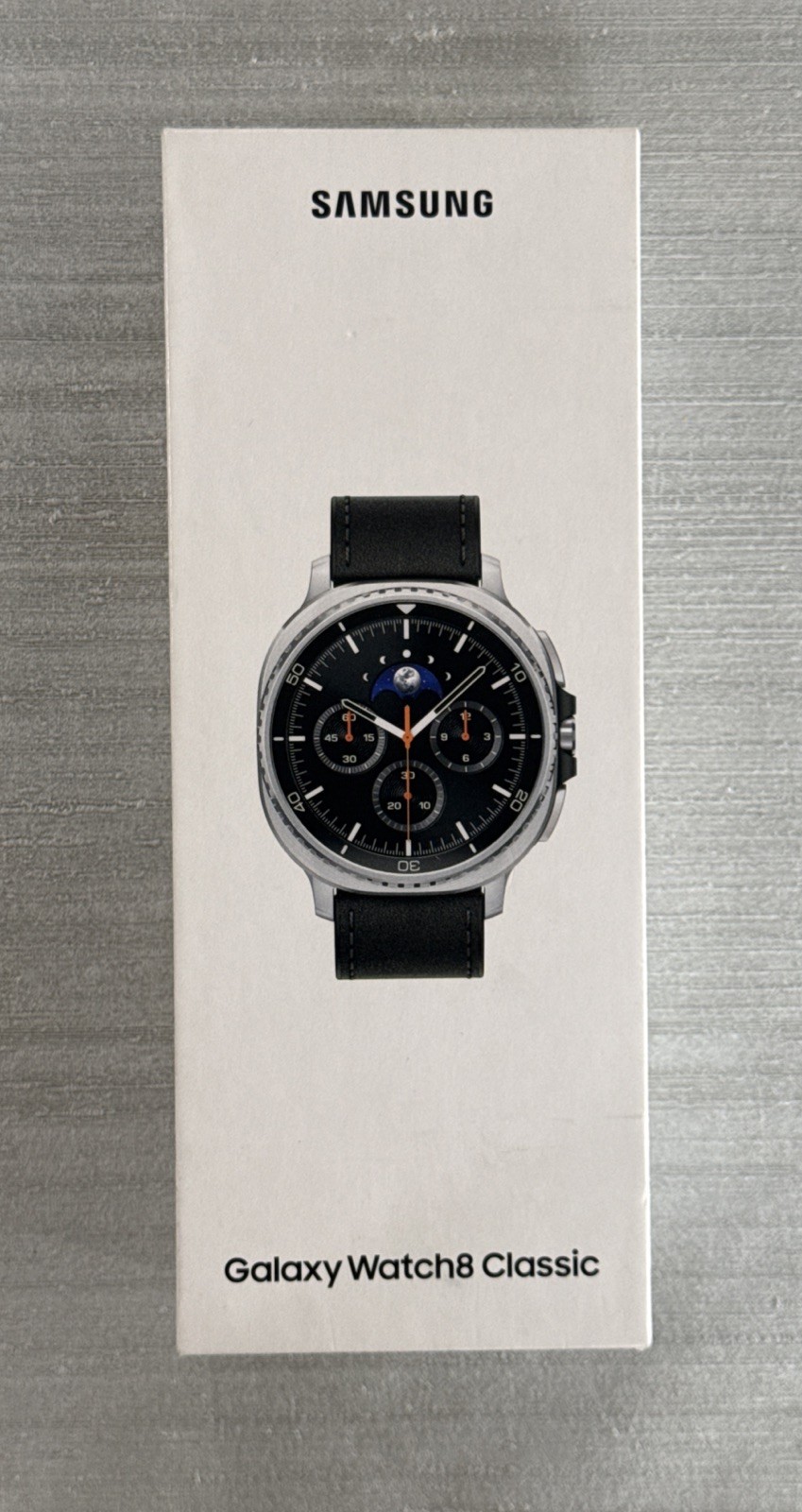 Samsung Galaxy Watch 8 Classic SM-L505U LTE 46MM Silver Case Gold Band + Box!