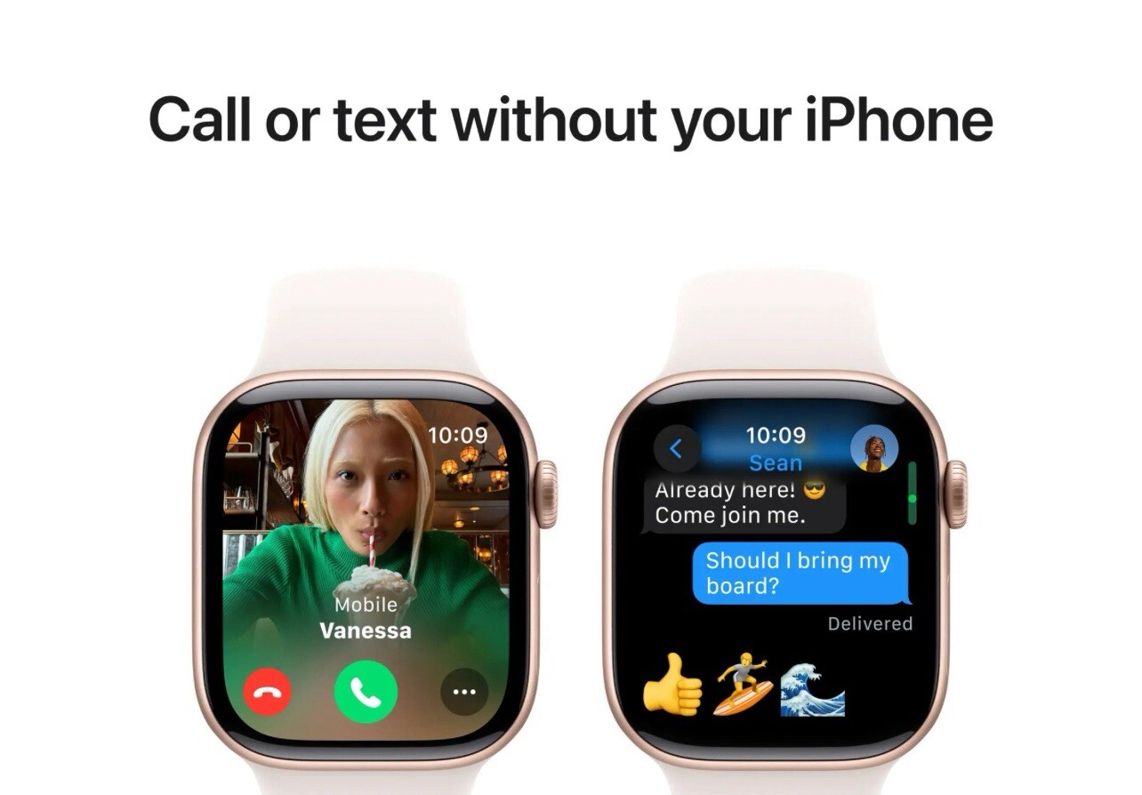 Apple Watch Series 9 GPS Aluminum Case with Starlight Sport Loop