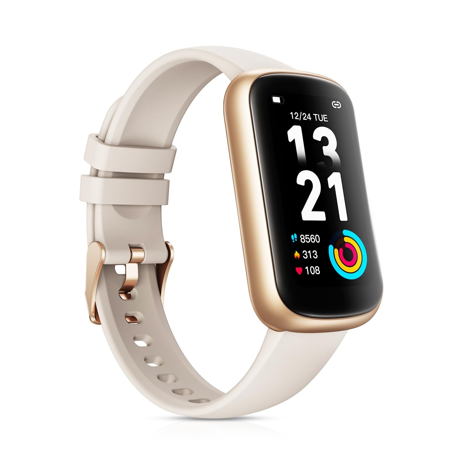 Fitness Tracker , 1.47″ Full Touch Tracker with 24/7 Heart Rate & Monitor, Sl…