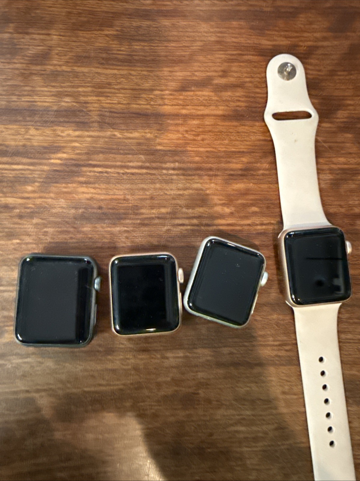 Apple Watch Series 3 38mm & Series 1 42mm For Parts – Not Cracked GPS Lot of 4