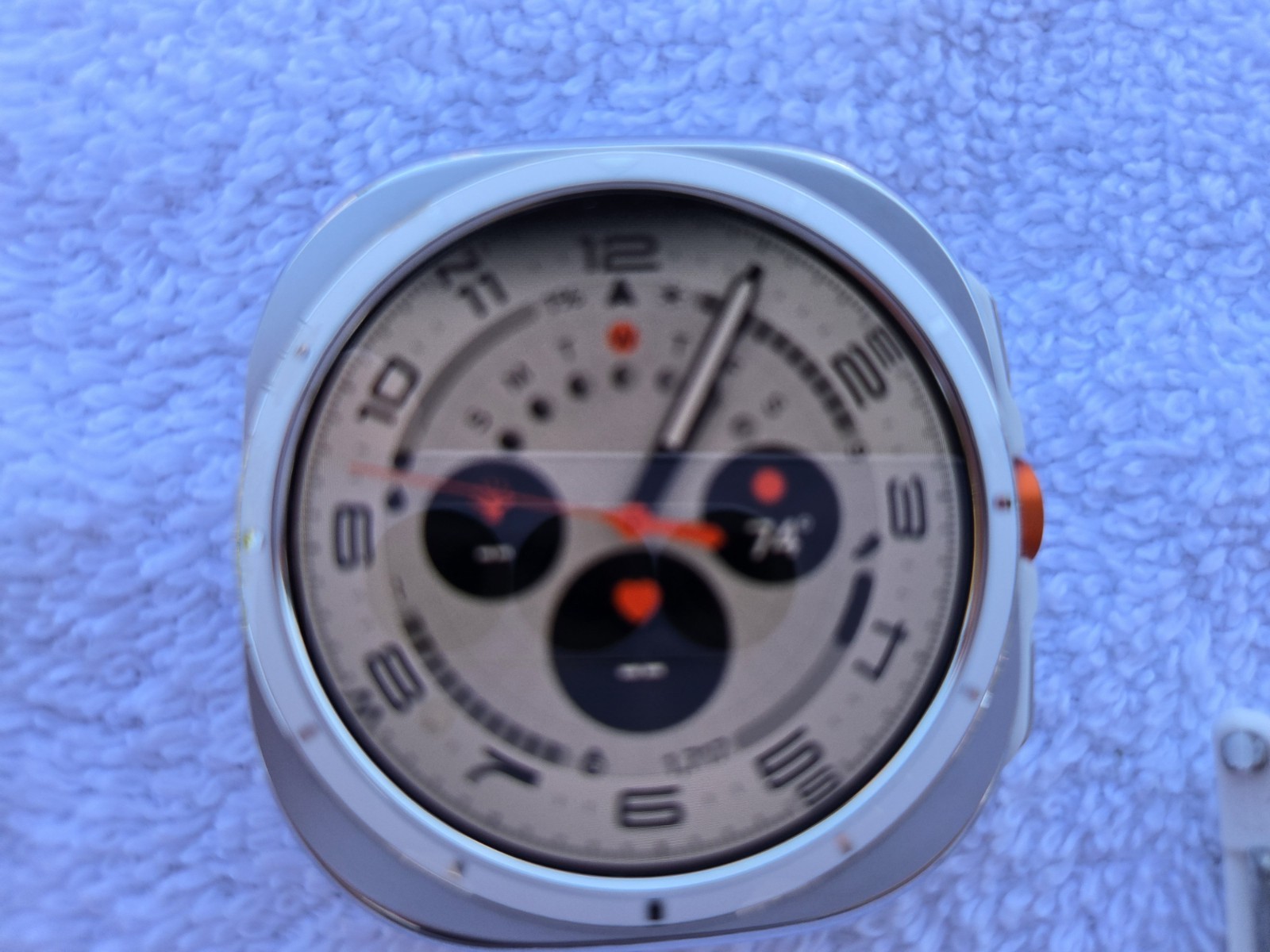 SAMSUNG Galaxy Watch Ultra 2SGD LTE AI GPS Smartwatch 2024 Titanium White Used