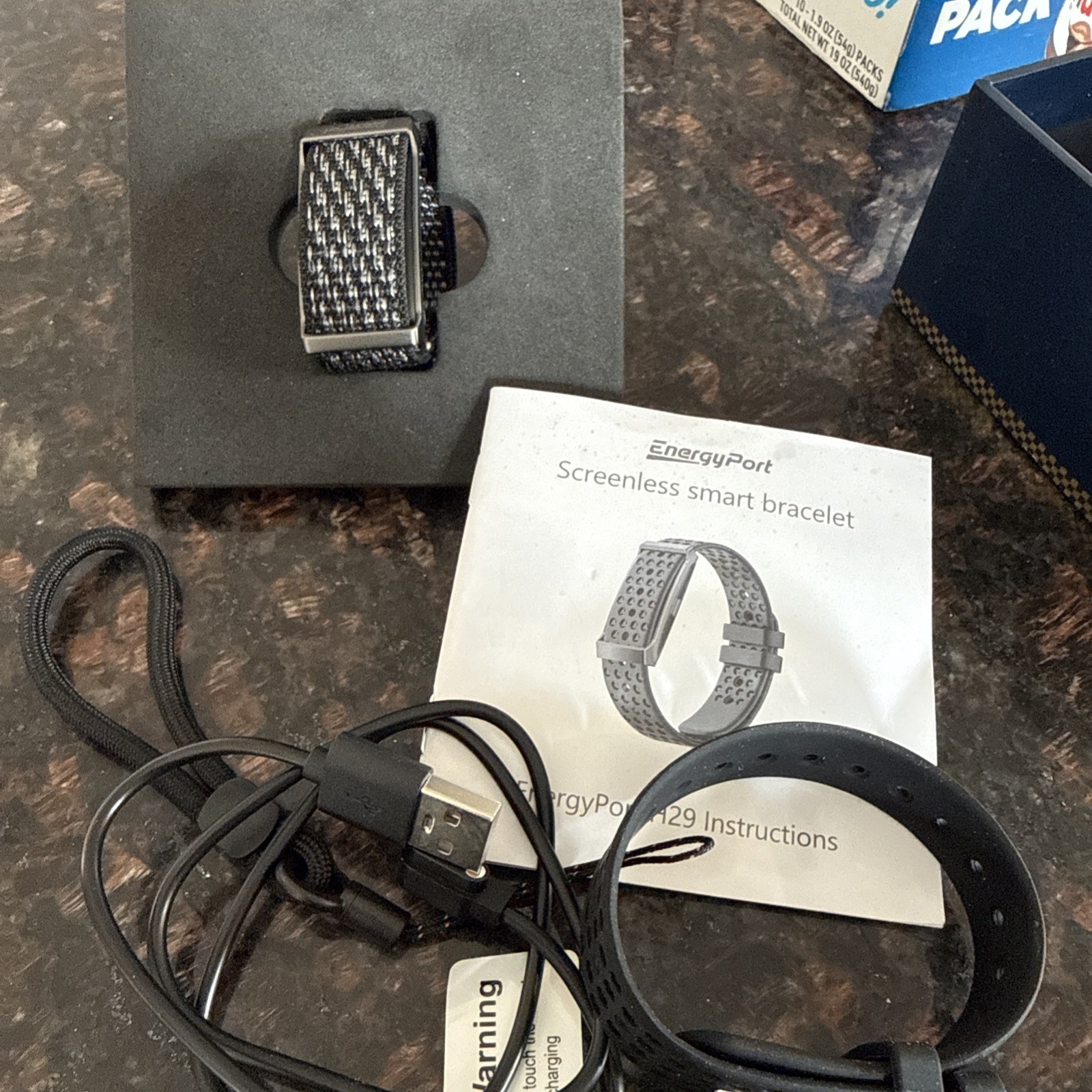 EnergyPort H29 Smart Bracelet – Screenless Fitness Tracker HR Sleep Monitor