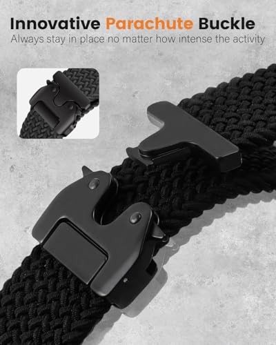 Stretchy Braided Sport Strap Compatible with Samsung Galaxy Watch Ultra 47mm Men