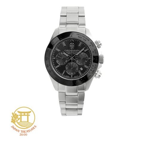 [HYAKUICHI 101] 11 Hyakuichi Diver’s Chronograph Ceramic Bezel Silver Bracelet x