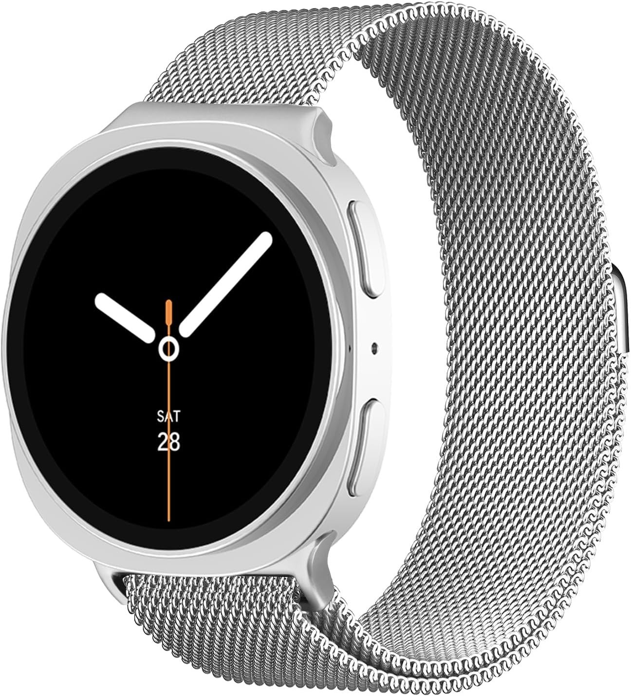 Milanese Band for Samsung Galaxy Watch 8 40mm 44mm Magnetic Metal Loop Strap