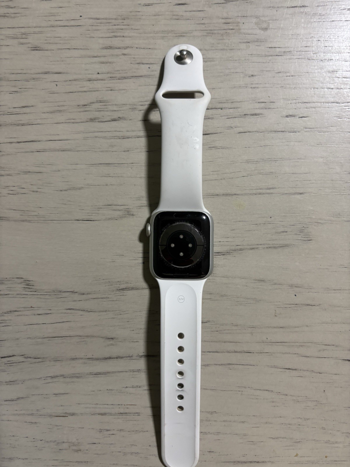 Apple Watch Series 6 40MM Aluminum White Band For Parts Only (read description)