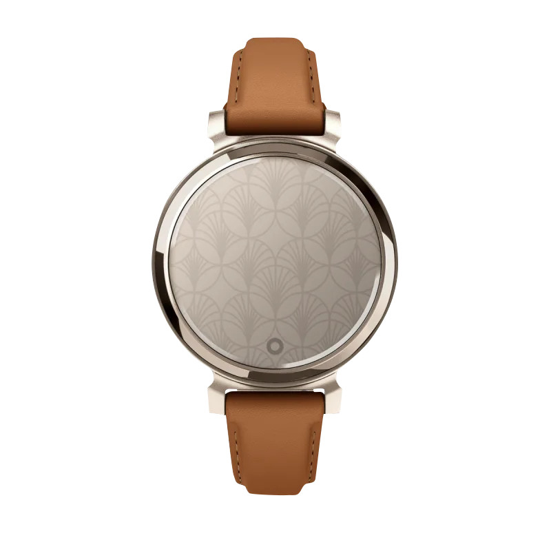 Garmin Lily 2 Classic, Cream Gold with Tan Leather Band (010-02839-02) *