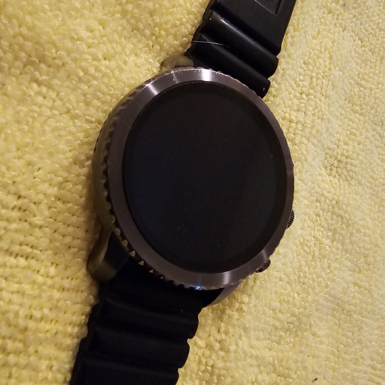 Fossil Gen 3 Explorist Smartwatch 45mm Stainless Steel Black with Silicone Band