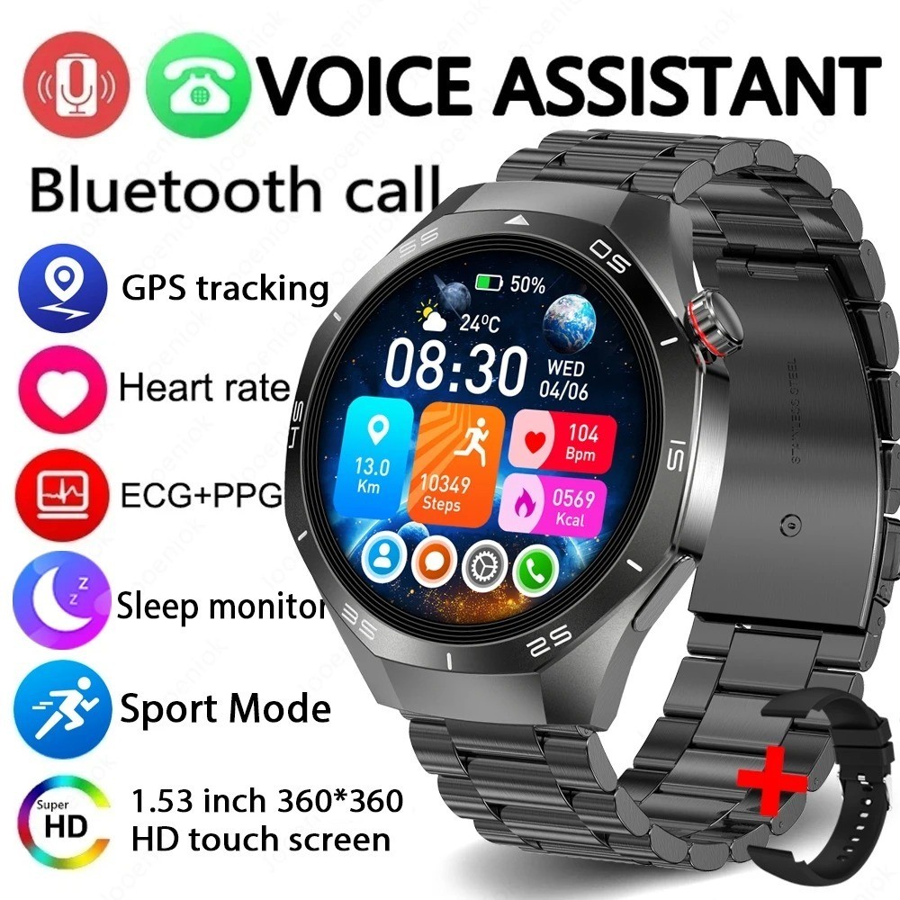 GT5 Pro Smart Watch Men AMOLED NFC BT Call Waterproof for Android and iOS