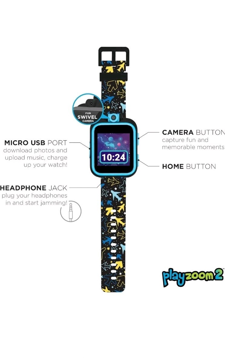 PlayZoom 2 Kids Smartwatch-Video Camera Selfies STEM Learning Educational Fun