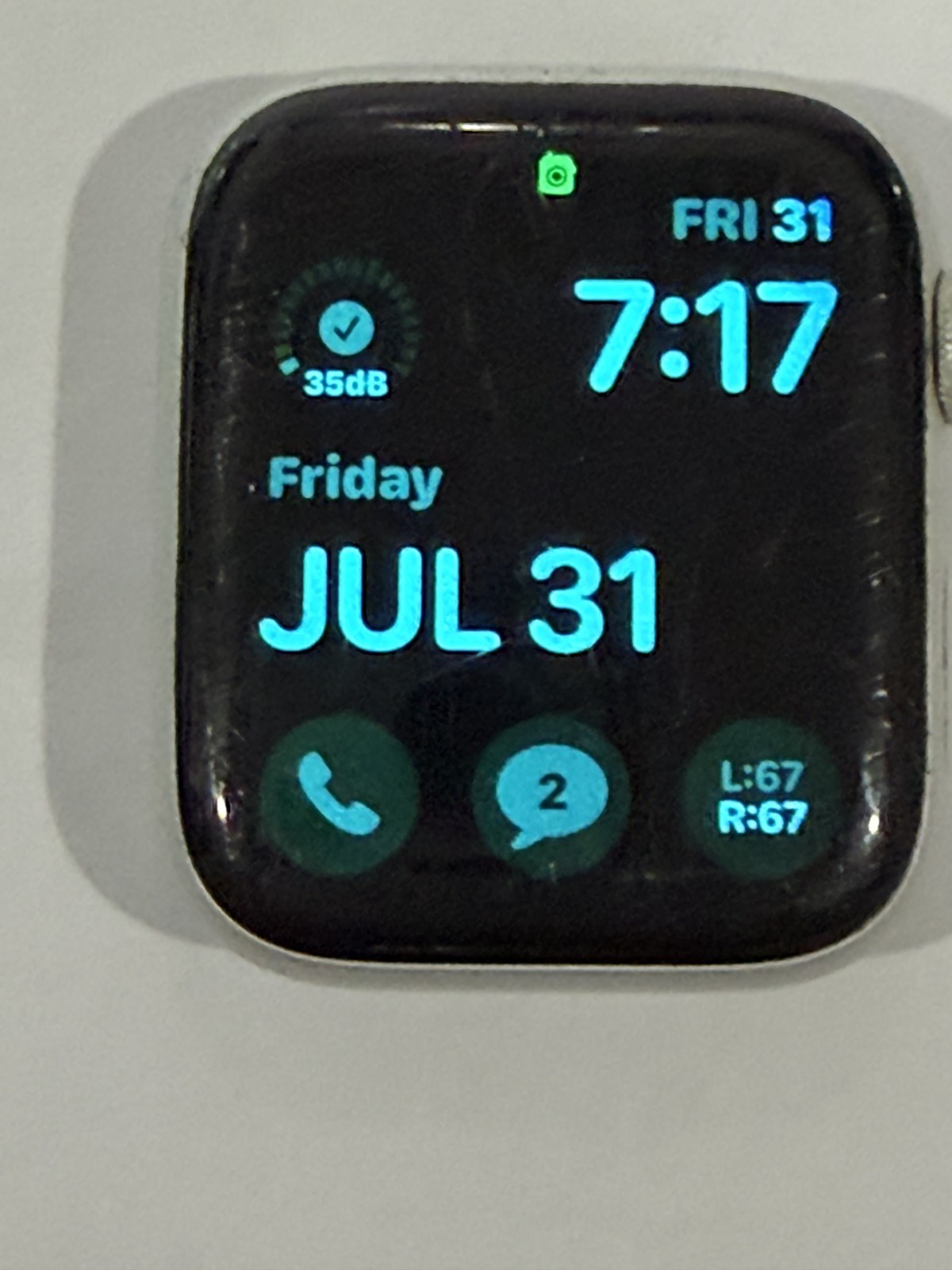 Apple Watch Series 4 A1978 44mm GPS Silver Aluminum Case in Original Apple Box