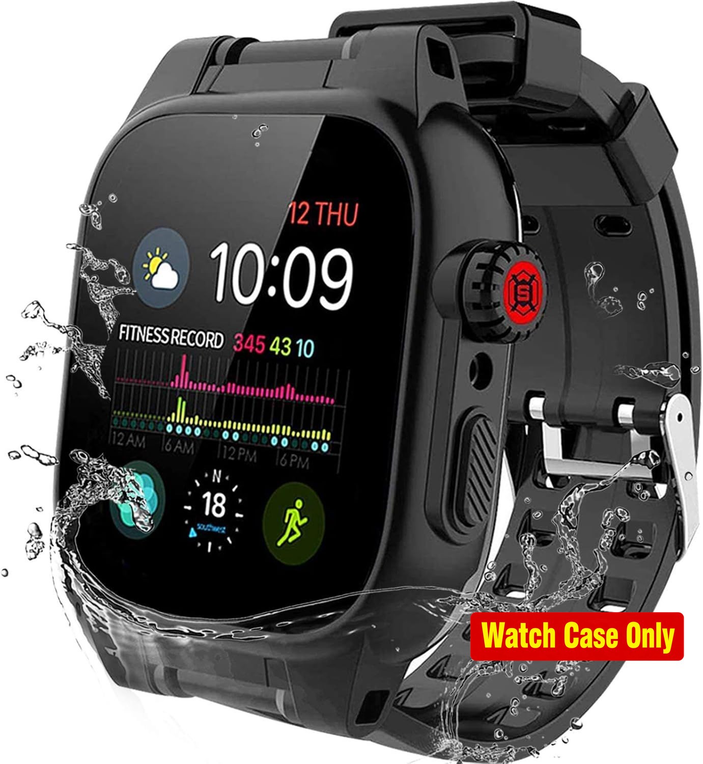 IP68 Full Body Protection Waterproof Case for Apple Watch 44mm Series 6/5/4/SE