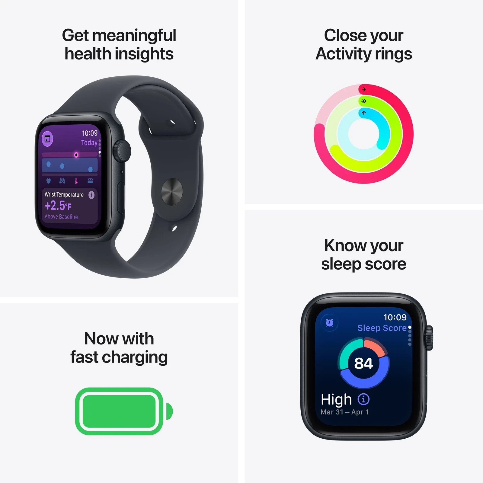 Apple Watch SE 3 40mm – Starlight Aluminum – (GPS+ Cellular) – MEP64LW/A
