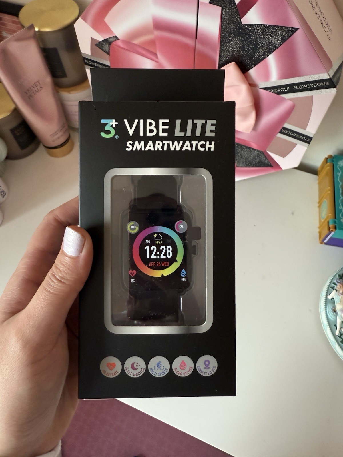 NEW 3Plus Vibe Lite Smartwatch Fitness Tracker Heart Rate Sleep Monitor