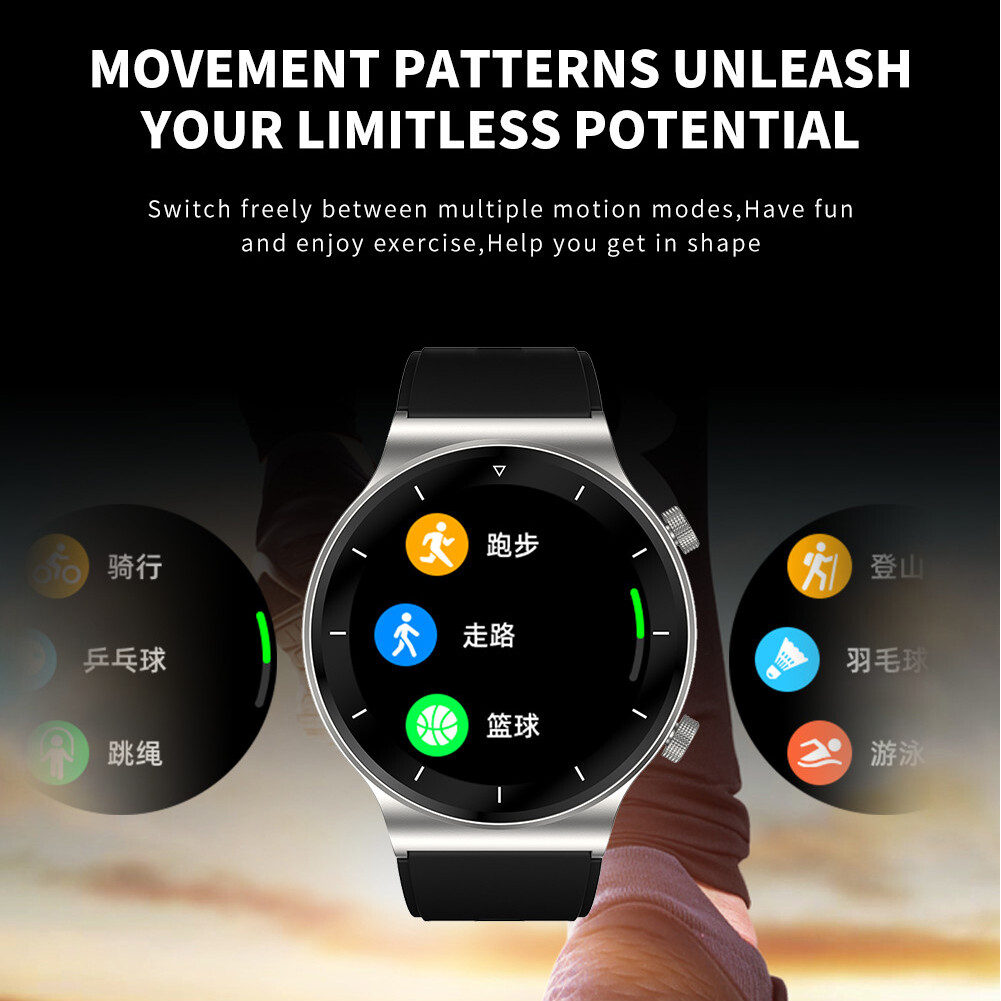 Bluetooth Smart Watch Fitness Watches Sleep Tracker Waterproof Pedometer Watches