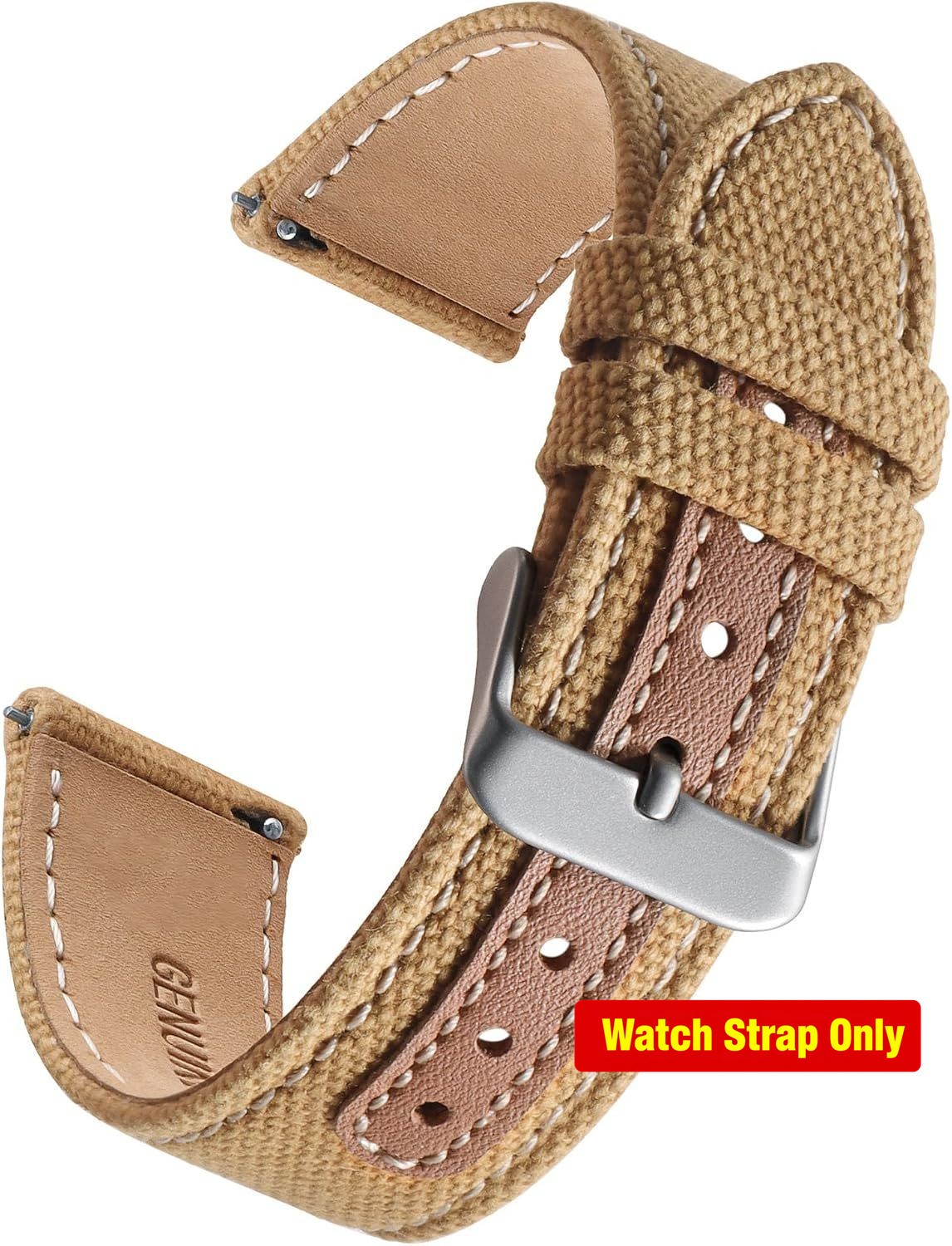 Strap Only For Military Watch 20mm/22mm Canvas Quick Release