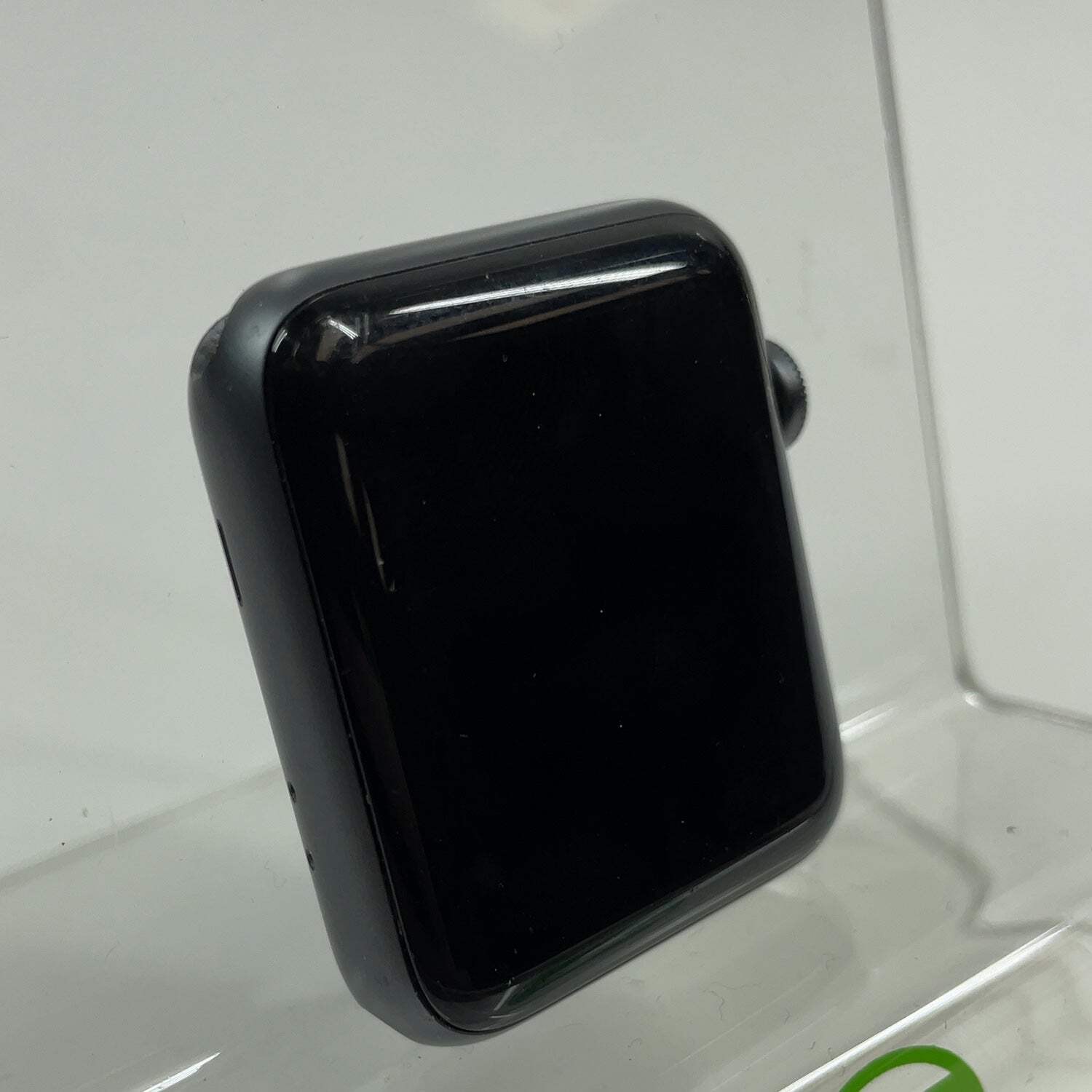 GPS Only Apple Watch Series 3 42MM Space Gray Aluminum Black Sport Band A1859