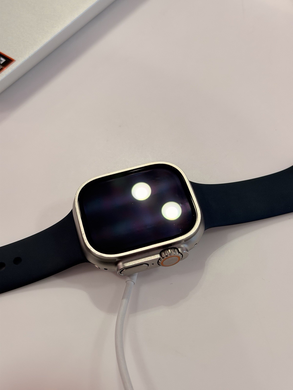 Apple Watch Ultra 2 49mm Titanium Silver Case Black Silicone Band LTE Unlocked