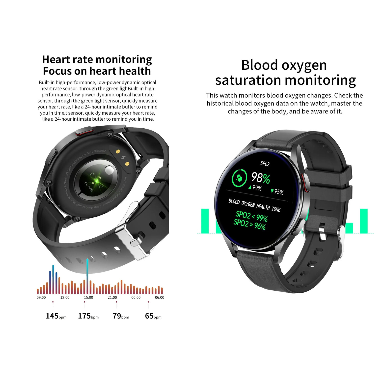 2024 Luxury Smart Watch BT Call Health IOS Android Sport Watch Business Watch