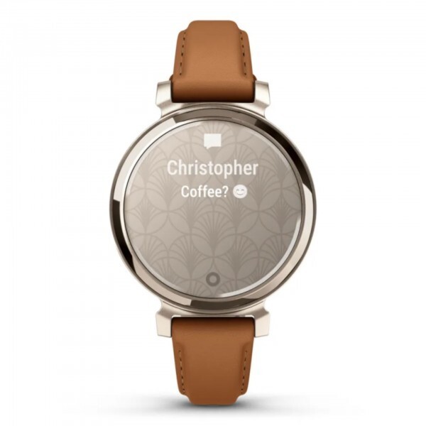 Garmin Lily 2 Classic Cream Gold with Tan Leather Band 010-02839-02