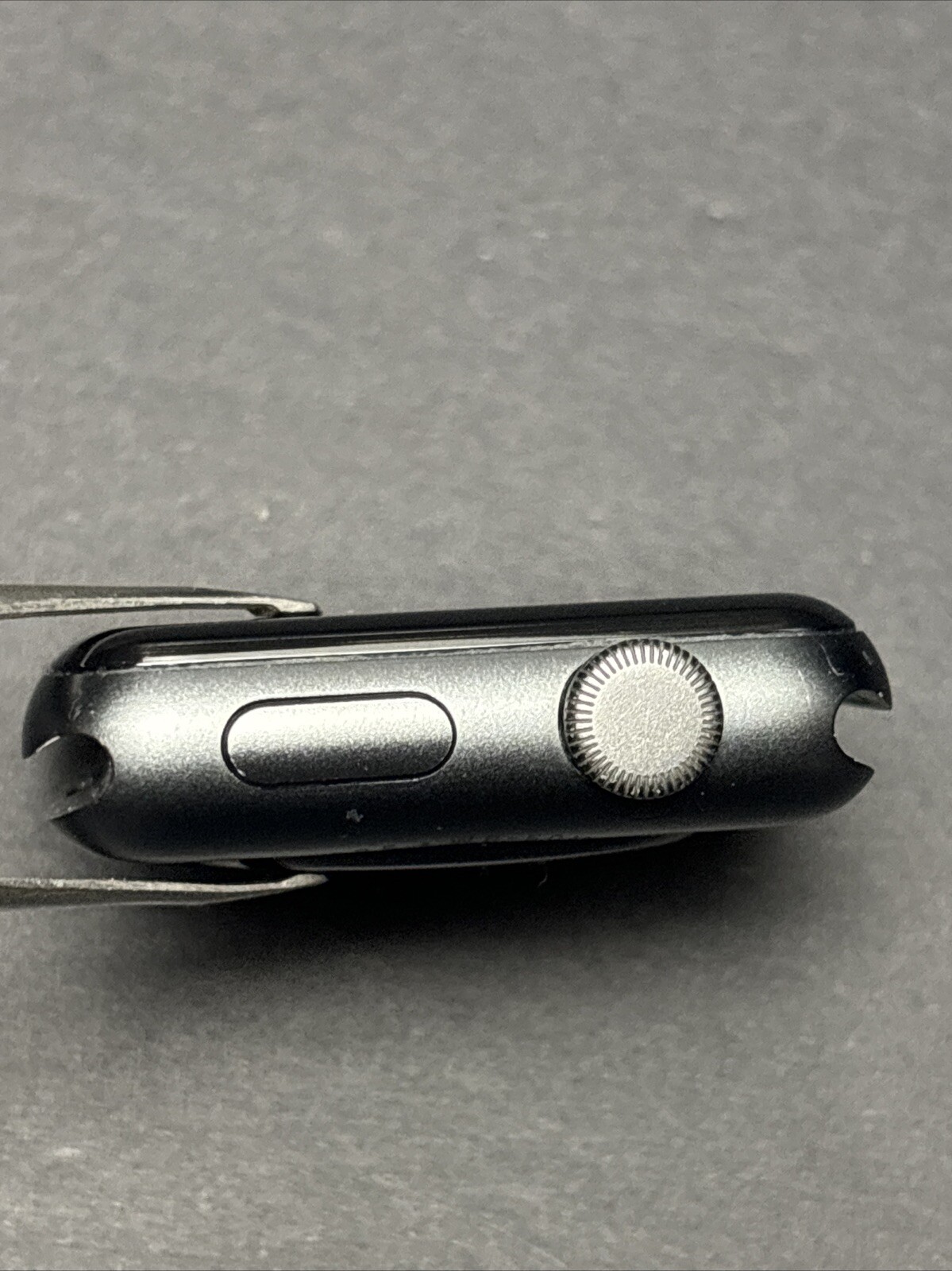 PARTS ONLY Apple Watch Series 3 42mm Space Gray A1859 Aluminum Case No Band
