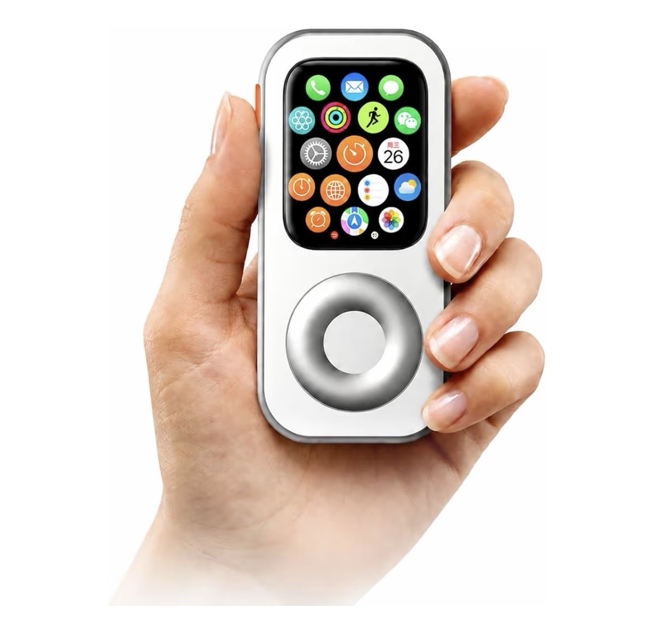 RePod Aluminum Case Apple Watch Series S7/8/9, Transform Watch 45mm Silver – NEW