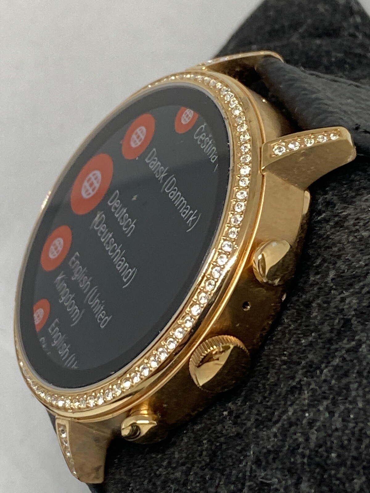 Fossil Gen 4 Authentic Digital Dial Smart Watch Custom Band FTW6015 LT293