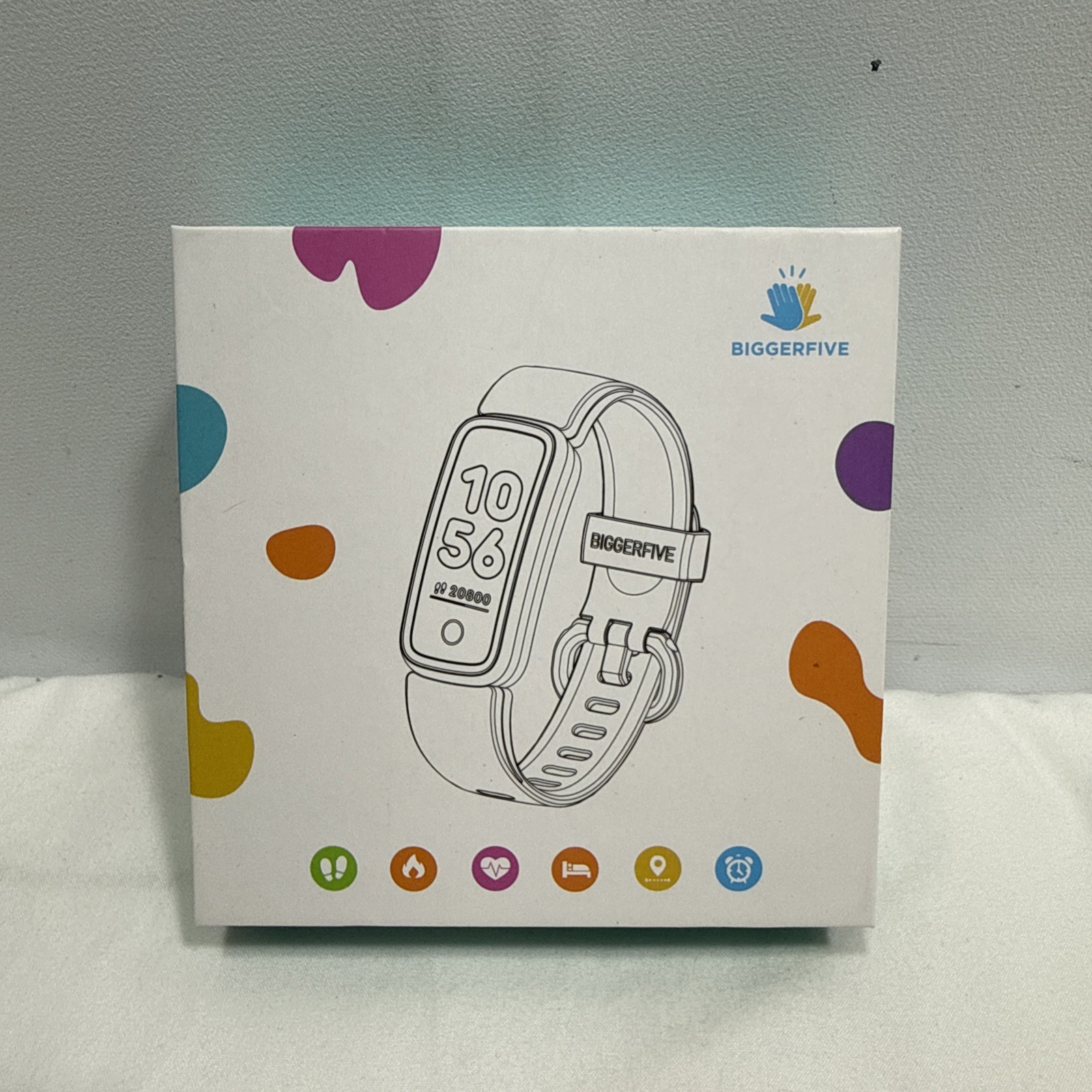 Biggerfive Vigor Fitness Tracker Watch BF160, Black
