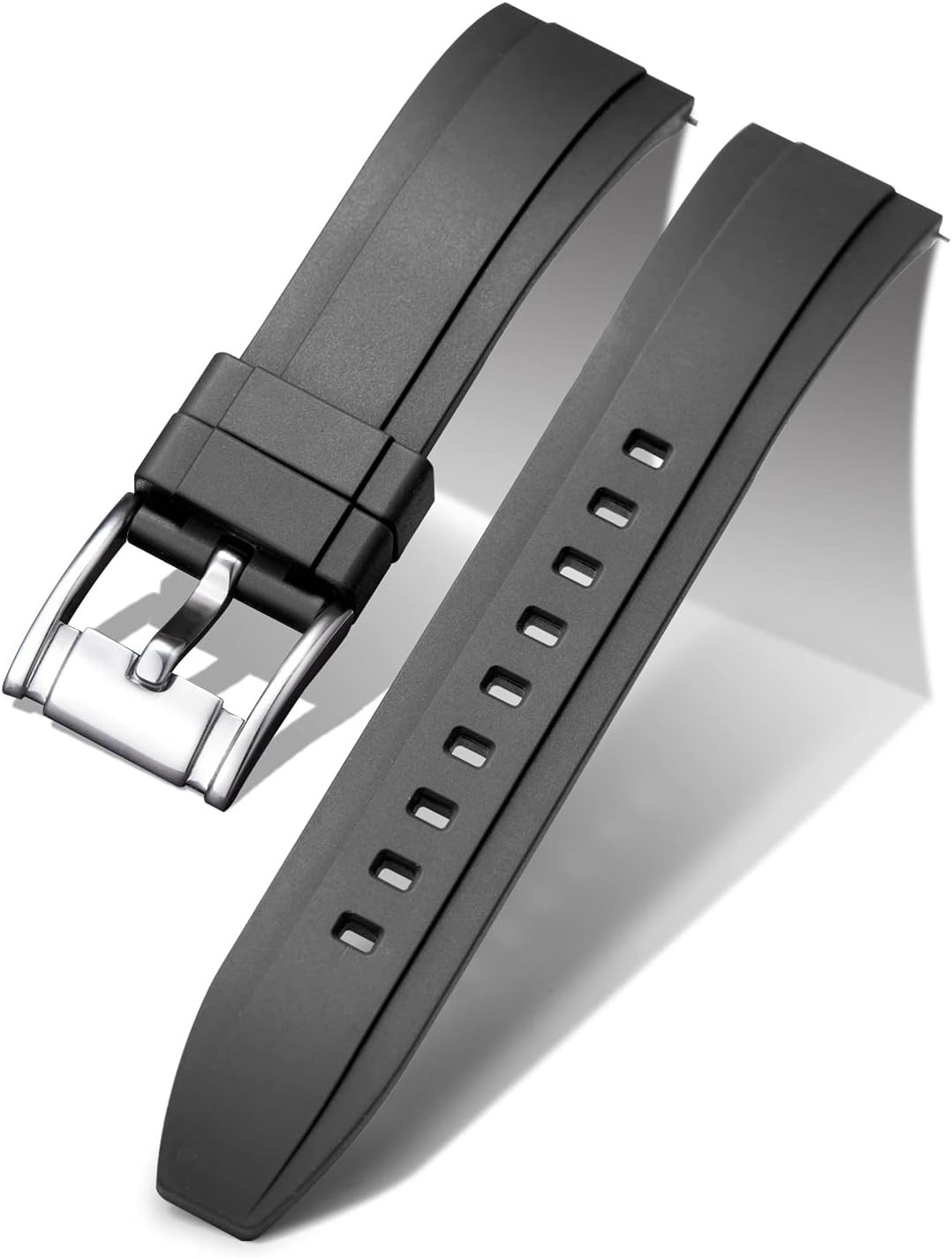Silicone Watch Bands for Smartwatches 18mm 19mm 20mm 21mm 22mm 24mm Waterproof