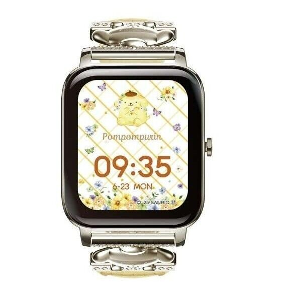 GREEN HOUSE Smartwatch Sanrio Pompompurin GH-SMWL-PN New JPN F/S Cute Limited