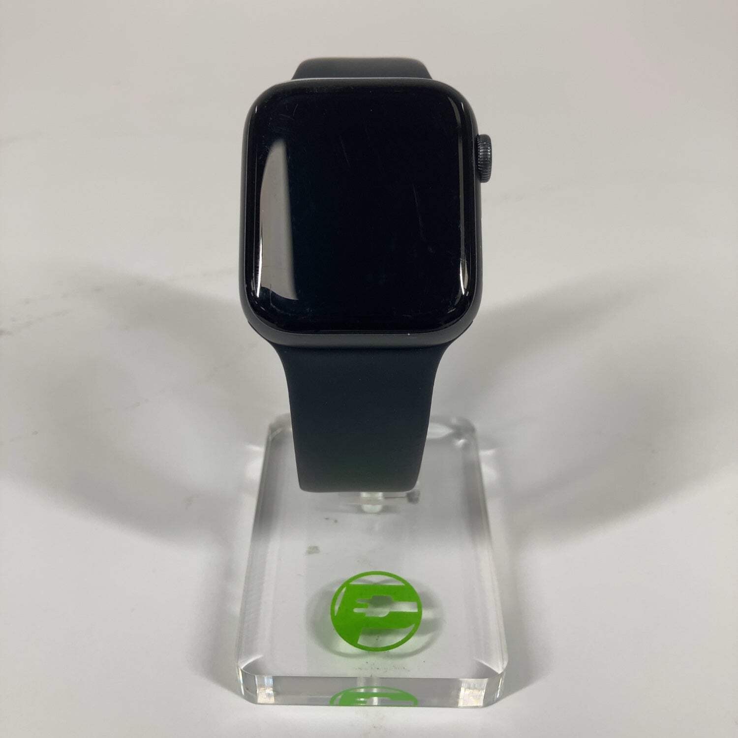 Broken Unlocked Apple Watch Series 6 44MM Aluminum Black Band M07H3LL/A READ