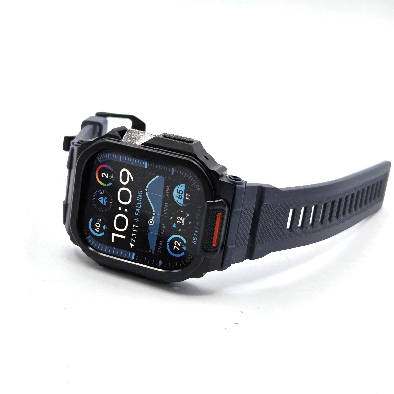 Mens Apple Watch Band 40mm – 49mm Titanium & Ceramic Case GPS LTE WR 100m Dive