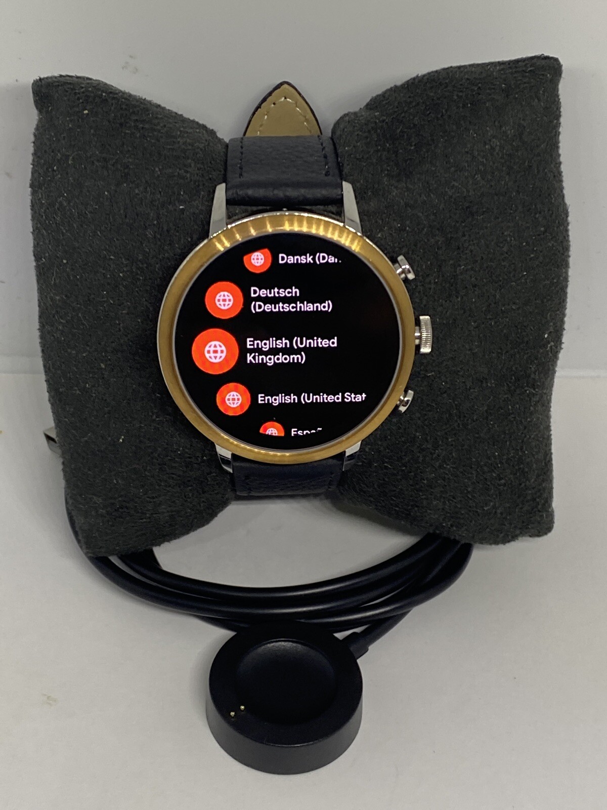 Fossil Gen 4 Authentic Digital Dial Smart Watch Custom Band FTW6016 AB588