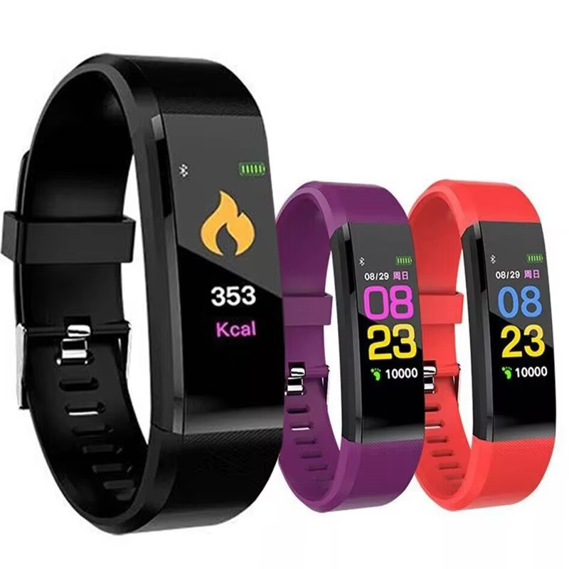 115plus Bluetooth 4.0 Intelligent Sports Bracelet Smartwatch for iOS Android Spo