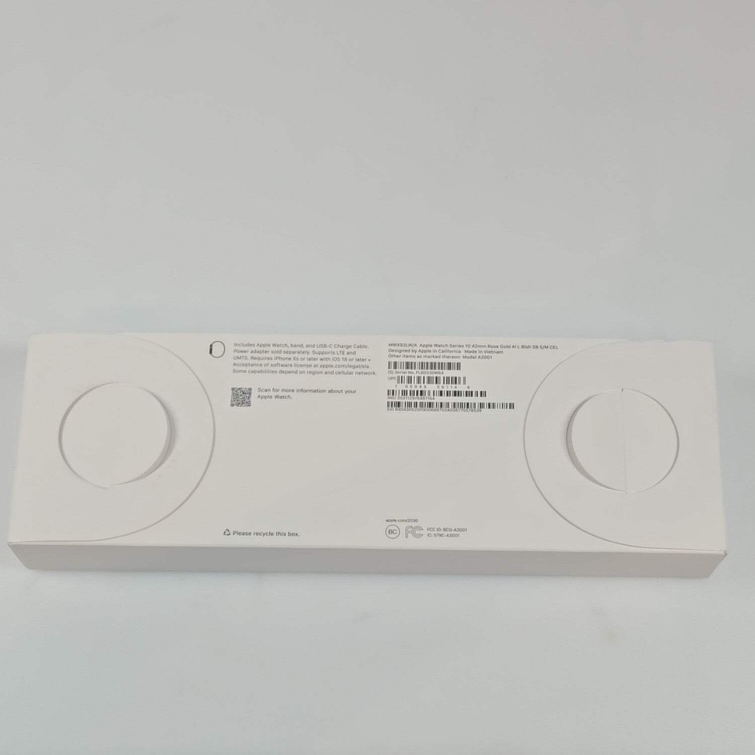 Unlocked Apple Watch Series 10 46MM Rose Gold Aluminum Pink Sport Loop