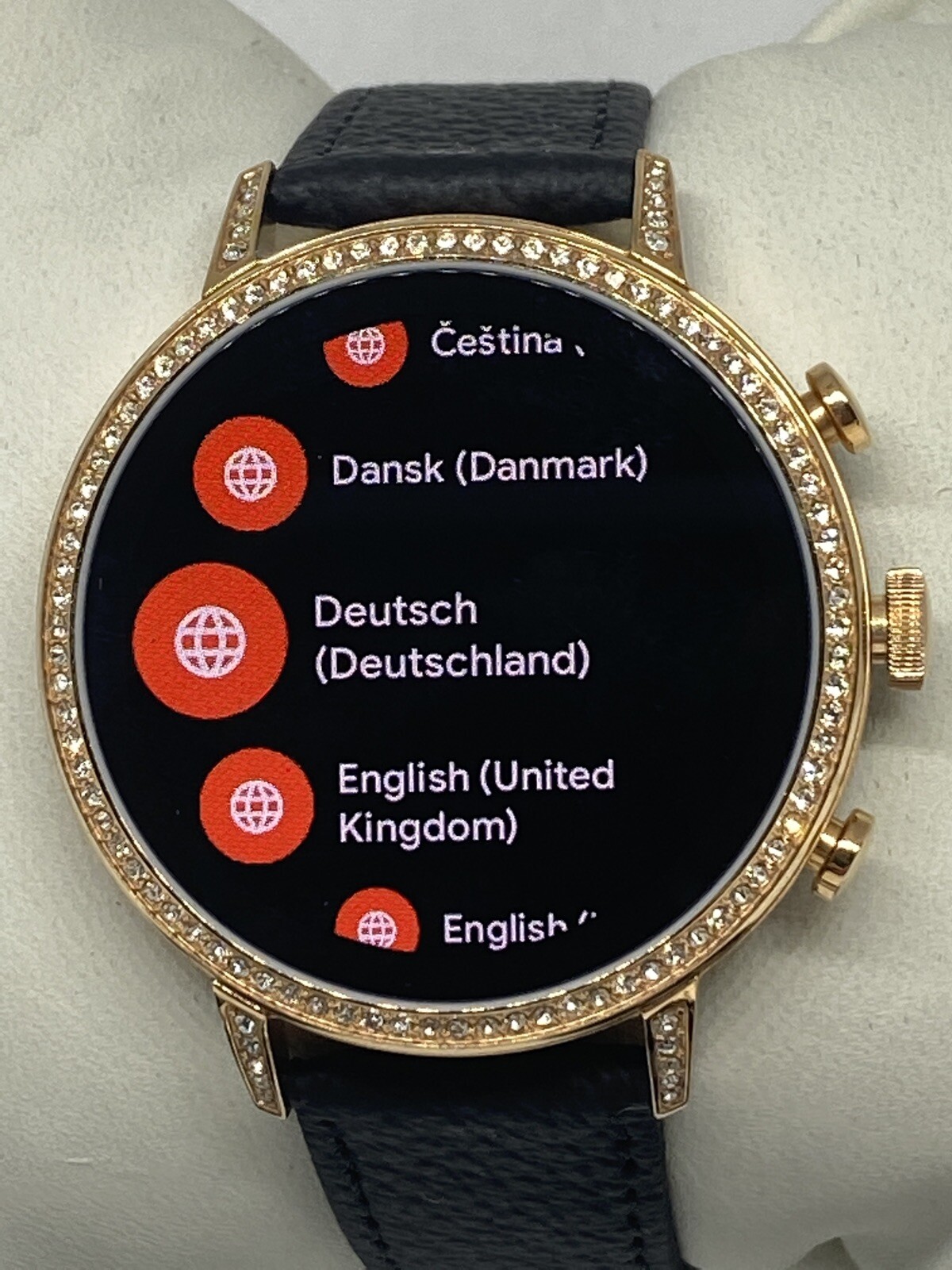 Fossil Gen 4 Authentic Digital Dial Smart Watch Custom Band FTW6011 DC140