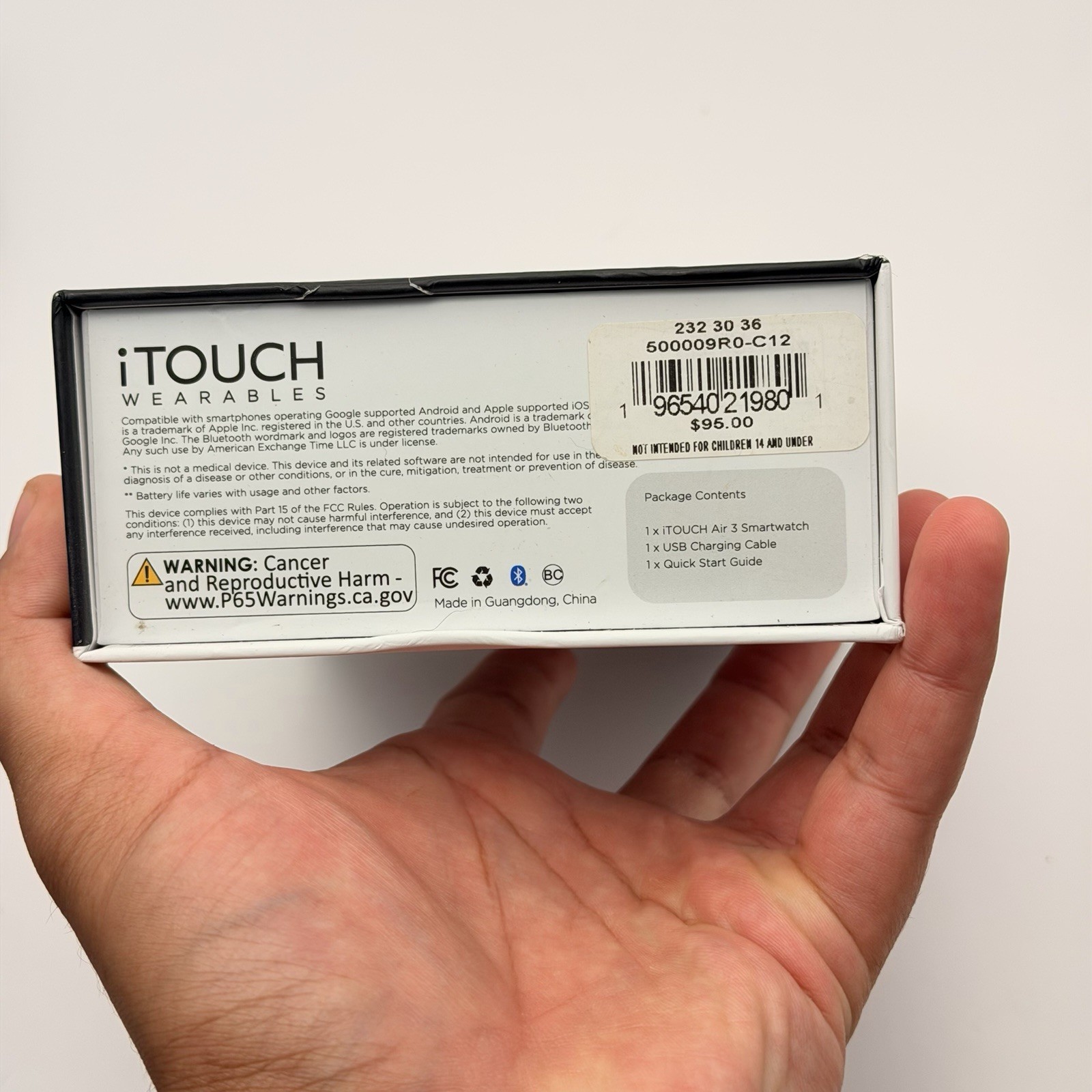 iTOUCH Air 3 Smartwatch Fitness Tracker with Heart Rate Tracker, Step Counter…